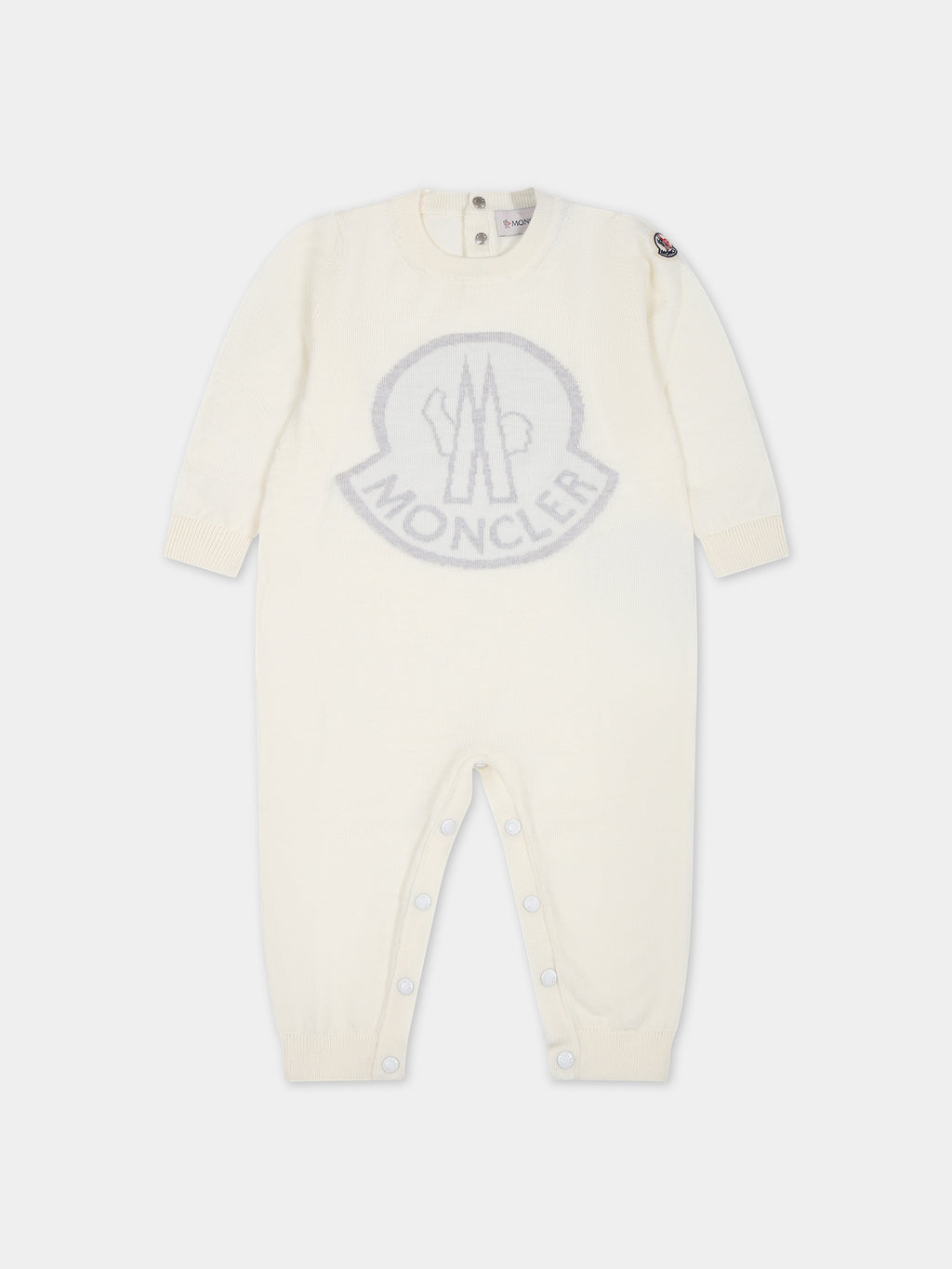 Grenouillère blanche pour bébé enfants avec logo